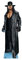 STAR CUTOUTS LTD SC1240 Undertaker Legend Trademark Hut und Mantel, Karton, Mehrfarbig, 194 x 67 x 194 cm