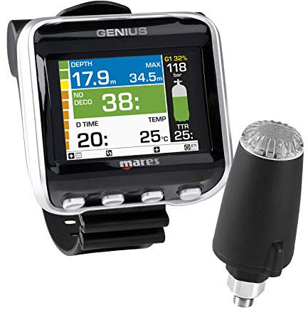 Abenteuertauchen Mares Genius Ordinateur de plongée, avec émetteur LED