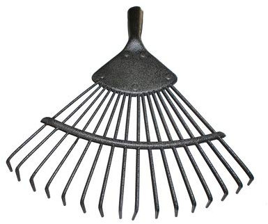 St@llion Heavy-Duty Steel Leaf Rake Head | 16 Teeth Replacement Lawn & Garden Rake for Leaves, Grass & Debris | Durable Metal Garden Tool for Patio, Yard & Outdoor Maintenance (Pack of 1)