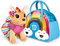 Simba 105893438 - Chichi Love Rainbow, Chihuahua Plüschhund in süßem Regenbogenoutfit mit passender Tasche, 20cm, ab 3 Jahre