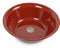 Edelstahl Design Spülbecken Camping Spüle Waschbecken + Ablauf Maße: 32cm (320mm) Rot Rostfarbig (ad-ideen)