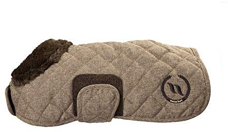 Back on Track Welltex® Haze Collection Dog Rug Hundemantel grau oder braun (35 cm, braun Melange)