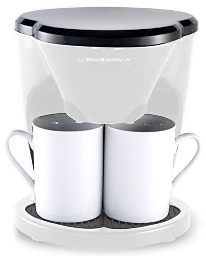 Suinga CAFETERA DE GOTEO NEGRA de 0.6 litros (2 tazas) y 450 W. Medidas 17 x 15 x 20 cm