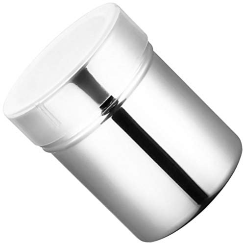 Cabilock Cocoa Powder Sifter Baking Condiment Sprinkler Spice Storage Box Fine Mesh