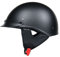 Jet Casco Scodella Adulto Aperto Caschi Da Moto Omologato DOT/ECE Donna E Uomo Cruiser Scooter Retrò Casco Aperto Mezzo Matte Black B,L