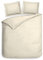 ZO! HOME Heckett and Lane Bettwäsche Punto 1 Bettwäsche 200x220cm mit 2 Kopfkissen 60x70cm 100% Baumwolle Mako-Satin Off-White