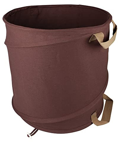 Windhager 07576 Sac à déchets de jardin en toile Pop-Up Sac à feuilles autonome Vert 80 l Ø 46 x 48 cm