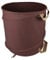 Windhager Gartenabfallsack Pop-Up CANVAS, Gartensack, Laubsack selbstaufstellend, Grünschnitt-Sack, Laubkorb, Springsack, 80L, Ø46 x 48cm