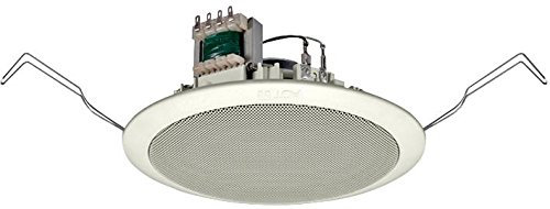 Speaker, Ceiling, 6W 100V, 6INCH,(4PK) | Finished LOUDSPEAKERS 100V Audio Visual, 4 X Qty - PC-658R