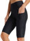 baleaf Short de Bain Femme Long Legging de Bain Femme SPF UV UPF50+ Maillot de Bain Taille Haute avec Poches pour Natation Surf Plage-Noir-L