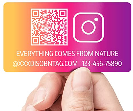 Personalisierte Danke Dekorative Aufkleber,DISONTAG 500St Thank You Sticker Dmit Social Media QR Code FüR Cards Small Business Dankeskarten,Umschlagsiegel Und Geschenkpapier(1,8 * 1 Zoll, Rechteck)
