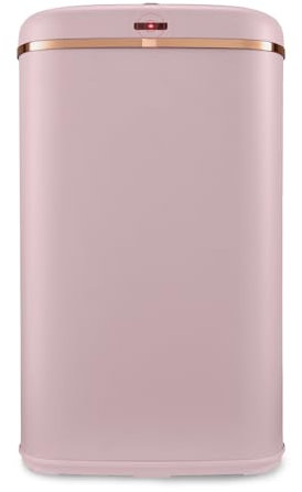 Tower T838010PNK Cavaletto Square Sensor Bin, 58L, Pink and Rose Gold