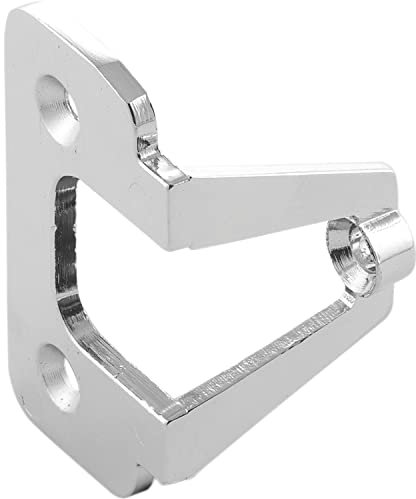 Unbekannt GRIMME 08 000 29 - Adattatore per maniglia per mobili, cromato lucido, maniglia per porte scorrevoli, fissaggio fino a 19 mm, in zinco pressofuso