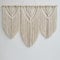 Hibisaws Makramee 110cm (W) x 82cm (H) Wandteppich Boho, Große, Handgewebt, Schlafzimmer Wanddeko ，Balkon Dekoration Wand, Wanddekoration, Geschenk für Frauen