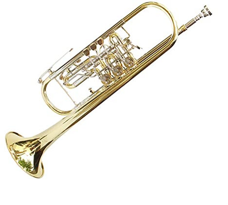 Standard-Trompeten-Instrument Dreiton-Flachschlüssel-Trompete B-Trompete Drehventil Mit DREI Knöpfen, Kein Geräusch Standard Trompete Set