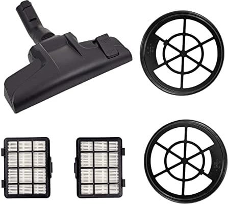 PURexpert Replacement Filter Kit and Multi Surface Floor Brush For Eureka Whirlwind Bagless Cylinder and Russell Hobbs RHCV1611 Compact XS Cylinder