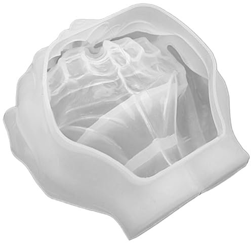 EXCEART Sukkulententopfform Aus Silikon Hände Epoxidharzform Gießform Aus Silikon Form Für Make-up-pinselhalter Handblumentopf-harzform Silikonform Aschenbecher Topfpflanze Kieselgel