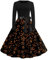 Halloween Kostüm Damen, Hochzeitsgast Kleid Damen Halloween Kotüm Knielang Partykleid Kleider Festlich Kostüme Fledermaus Kostüm Langes Schwarzes Frauen Sexy Eng Festliche Kleider (Kaffee,S)