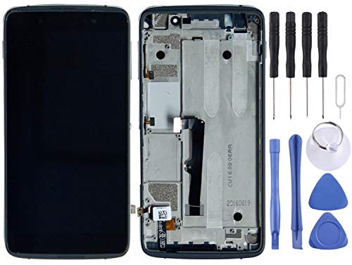 Handy-LCD-Display OEM LCD -Bildschirm für Alcatel One Touch Idol 4 LTE / 6055 Digitalisierer Vollbaugruppe mit Rahmen (schwarz) Reparaturteil