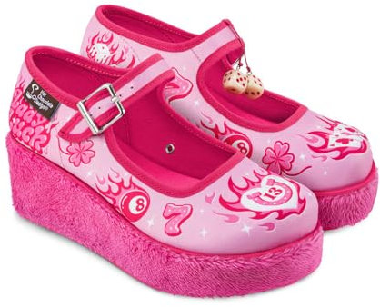 Hot Chocolate Design Chocolaticas Lady Luck Damen Mary Jane Plateau Mehrfarbig HCD 38, Lady Luck, 39 EU