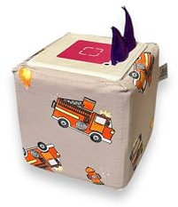 Toniebox Bezug Jungs & Mädchen Schutzhülle - Fuchs, Einhorn, Schmetterling, Baustelle, Beere - Zaunkoenigdesign (Feuerwehr)