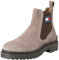 Tommy Jeans Tjm Chelsea Suede (EM0EM01468, Stivaletti Medi Uomo, Grigio (Porcini Taupe), 44 EU
