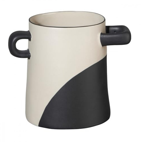 ASA Selection Vase Schwarz Getunkt Rayu L 13,5 cm B 13,5 cm H 15,5 cm