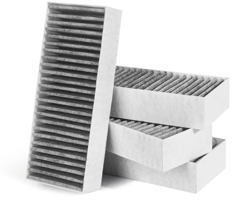 Awinker 4 Stück Aktivkohle Filter für Bosch HEZ9VRCR0, Neff Z821VR0, Siemens HZ9VRCR0, Constructa CZ9VRCR0, Gaggenau CA282111 Dunstabzug Filter Zubehör