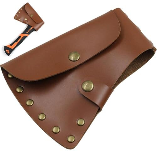 Lpitoy Axt-Holster, Robustes Axt-lederetui, Praktische Beilhülle, Leder-axt-Schutz-Holster Für Outdoor-Arbeit, Camping