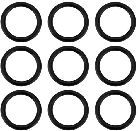 Create idea 50 Stück Nitri O-Ring 12,5 mm ID X 2 mm C/S NBR 70 Gummi 16,5 mm X 12,5 mm X 2 mm O-Ring Unterlegscheiben Abstandshalter O-Ringe Dichtung für Schlauch Wasserhahn Auto Sanitär