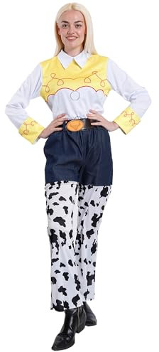 Carnavalife Jessie-Kostüm für Erwachsene, Cowgirl, Cowboy, Damen, ohne Hut, Karneval, Halloween, Party, Cosplay, neues Jahr, Cowgirl-Kostüm (L, Mädchen ohne Hut)