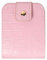 Leather Lipstick Case, Lipstick Organiser Waterproof Lipstick Holder Portable Leather Cosmetic Bag Travel Lipstick Holder with Mirror for Women and Girls (Pink)