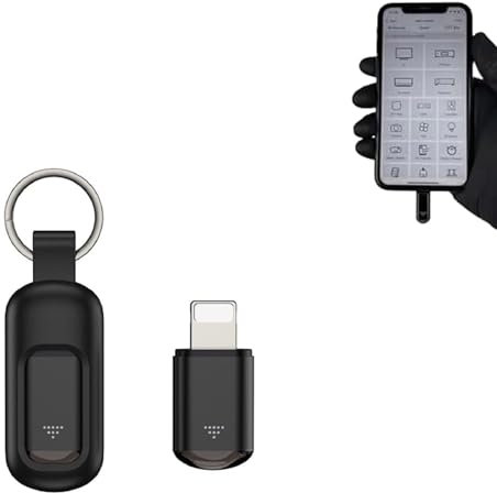 Cyberplex Hacking Device, Infrarot-Controller, Mini-Hacking-Tool, Smartphone IR-Fernbedienung, Infrarot-Fernbedienungsgerät Für Innen Und Außen (B,Black)