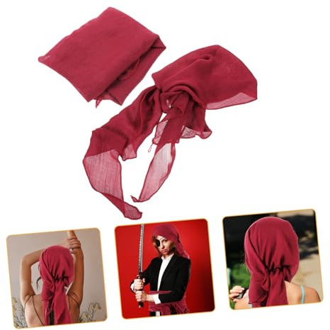 WATIIFUFU Einzigartiges Piratenkostüm-zubehör Bandana-gürtel Im Renaissance-stil Halloween-party-requisiten Für Erwachsene Jungen Und Mädchen