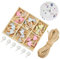 MINSHUXI 10 Metros de Cuerda para Fotos con 30 Pinzas de Madera y 6 Clavos sin Dejar rastros para Colgar, Cuerda de Fotos para Fotos Creativas y Hermosas, decoración de habitación de los niños