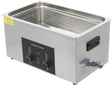 Ultraschallreiniger Ultraschallreinigungsgerät Ultraschallbad Ultrasonic Cleaner 22L Edelstahl mit Korb 40KHz Ultraschalltechnologie Timer Temperaturregelung