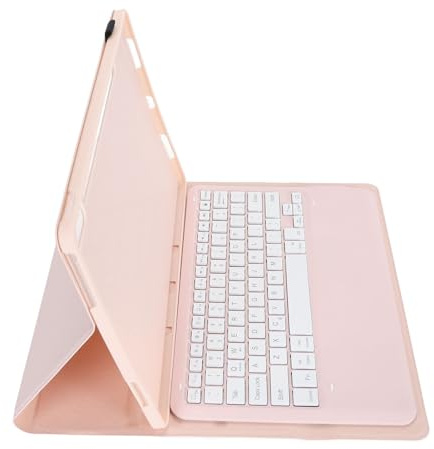 Matybobe TAB P12 12.7 Zoll Tablet 2023 Magnetisch Abnehmbarer Tastaturfall TPU Ständer Abdeckung TB370FU TB371FC (Rosig)