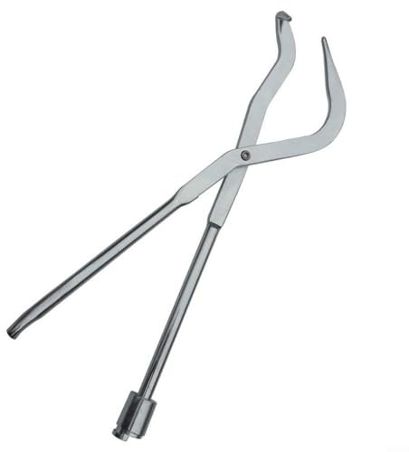 LVYXON Pinza per molla del freno a tamburo, strumento di rimozione del ritorno delle scarpe automobilistiche da 300 mm, metallo zincato resistente alla ruggine, ampia capacità della ganascia da 7,5