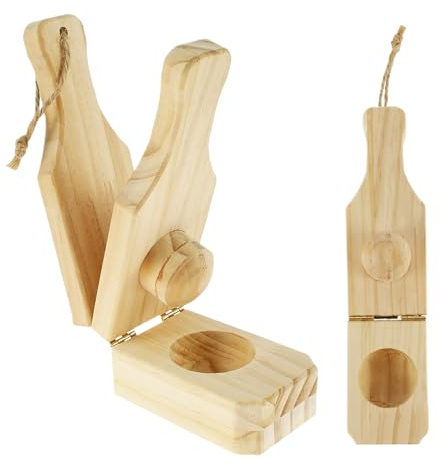 Yanayi Prensa Para Aplastar Plátano Macho,Aplastador de Banana Frita de Madera | Fabricante De Tazas De Chips De Banana,Para Cocina Parrilla Preparación De Alimentos Hogar Camping Fiesta Buffet