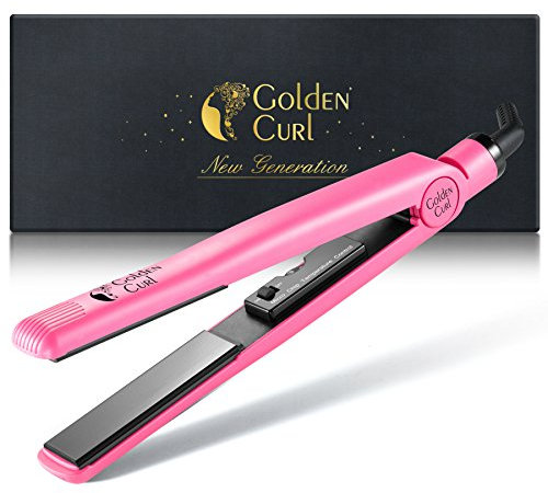 GoldenCurl GL829 Golden Curl The Pink Hair Straightener