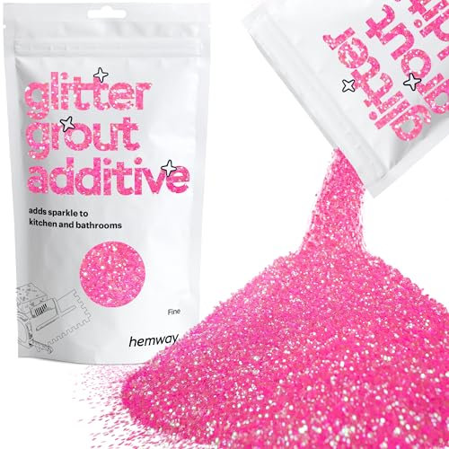 Hemway | Glitter GROUT ADDITIVE - Baby-Rosa / 100 g
