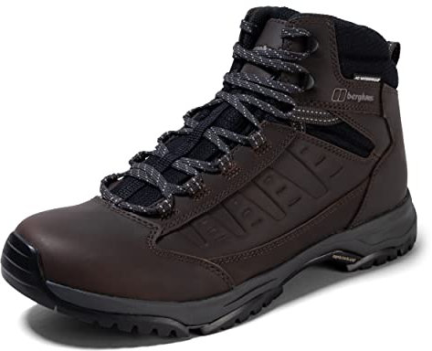 Berghaus Men's Expeditor Ridge 2.0 Waterproof Walking Boots | Breathable | Durable | Extra Cushion, Black/Brown, 7.5