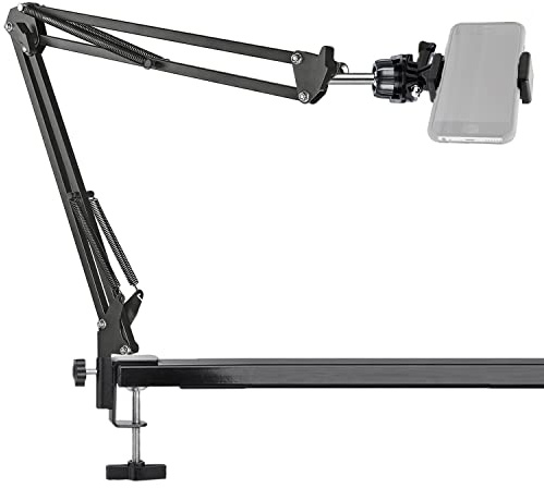 Acetaken Phone Video Stand,Overhead Camera Mount Compatible with iPhone Samsung Live Streaming,Baking,Craft,Videos,Online Lessons