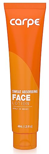Carpe No-Sweat Face - 40 ml - Helps Keep Forehead and Scalp Dry - Sweat Absorbing Gelled Lotion - Plus Oily Face Control - With Silica Microspheres and Jojoba Esters