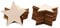 Toyvian 25 Stücke Holzsterne Holz Stern Holzscheiben zum Basteln und Bemalen DIY Baumschmuck Baumscheiben Naturholzscheiben Hochzeit Streudeko Tischdeko für Weihnachtsbaum Deko 5cm