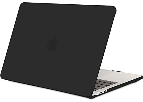 TECOOL Cover compatibile con MacBook Pro 16 Pollici 2020 2019 (A2141) con Touch Bar, Custodia Rigida Protettiva Sottile in Plastica Superficie Opaca, Nero