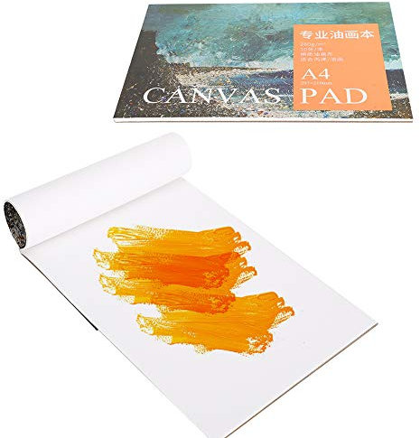 8,3 x 11,7 poucesA4 Peinture Papier Pad Ensemble de 10 Feuilles Toile Acrylique Huile Aquarelle Pressé À Froid Rugueux Papier Fini Painting Tools