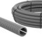 AUPROTEC Wellrohr geschlitzt 2 bis 50m / Leerrohr geschlitzt/Wellrohr UV beständig/Kabelschutzschlauch/Kabelschlauch grau - Innendurchmesser 14 mm, Länge 2 m