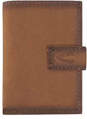 camel active Dallas Herren Kreditkartenetui Card Slider RFID Leder Mittelgroß Cognac Braun