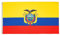 AZ FLAG – Bandera ecuatoriana – 90 x 60 cm – Poliéster ligero – Bandera ecuatoriana con ojales metálicos integrados – 40 g